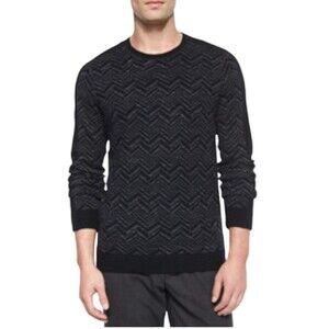 Vince Mens Pullover Crewneck Sweater Size Large L Wool Linen Blend NEW NO TAGS